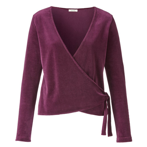 Nicki-Wickeljacke aus Bio-Baumwolle, purple