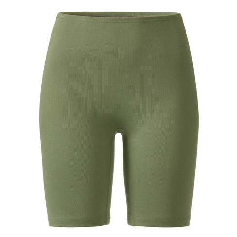 Radlerhose aus reiner Bio-Baumwolle, olive